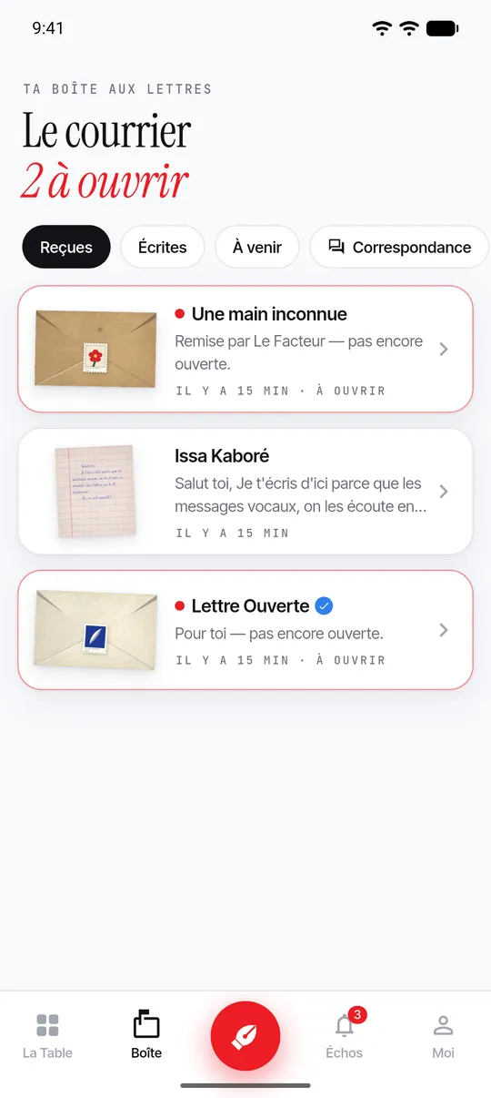 La boîte aux lettres